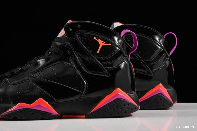 Rep Onekick 313358-006 Air Retro 7 Jordan Patent Black 0714